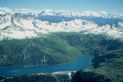 Barrage de Roselend en Savoie