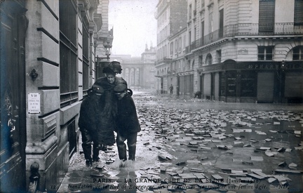 Grande crue de la Seine à PARIS en 1910