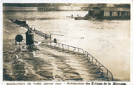 Grande crue de la Seine à PARIS en 1910