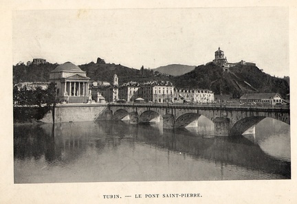 Le pont St Pierre à Turin