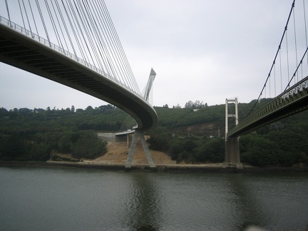 Térénez : nouveau et ancien ponts