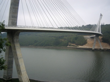 Térénez : nouveau pont depuis rive gauche