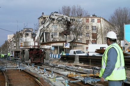 Voies de tramway TRM-297